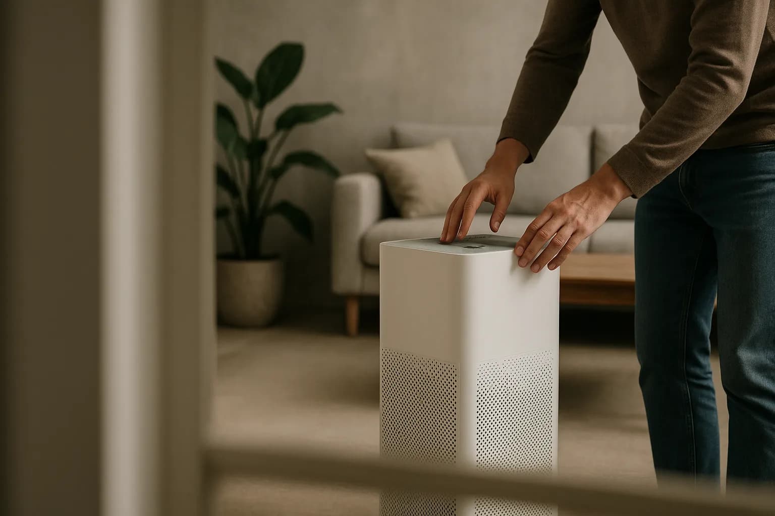 Comment choisir un purificateur d'air pour un salon ?