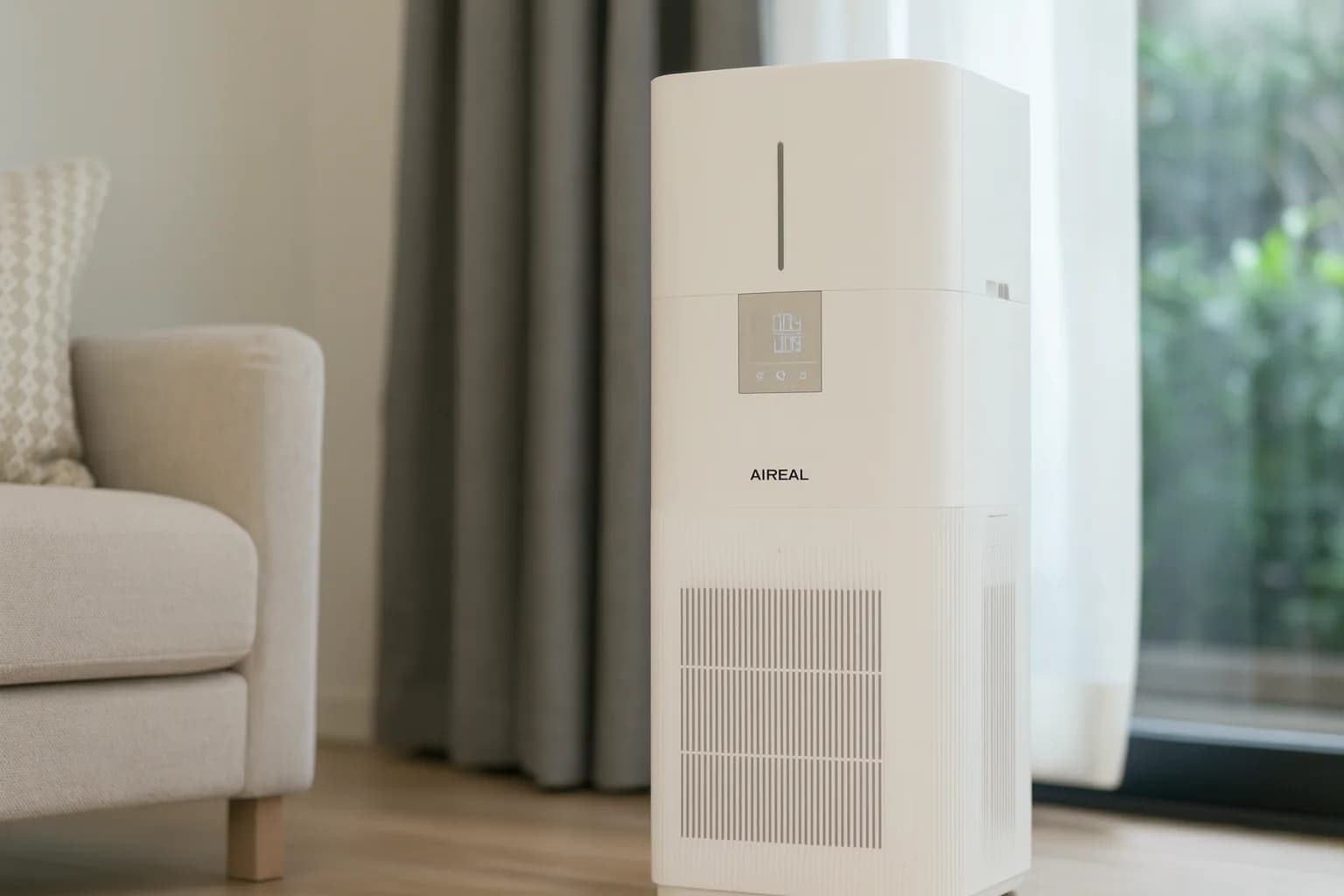 AIREAL Purificateur-Humidificateur 2-en-1