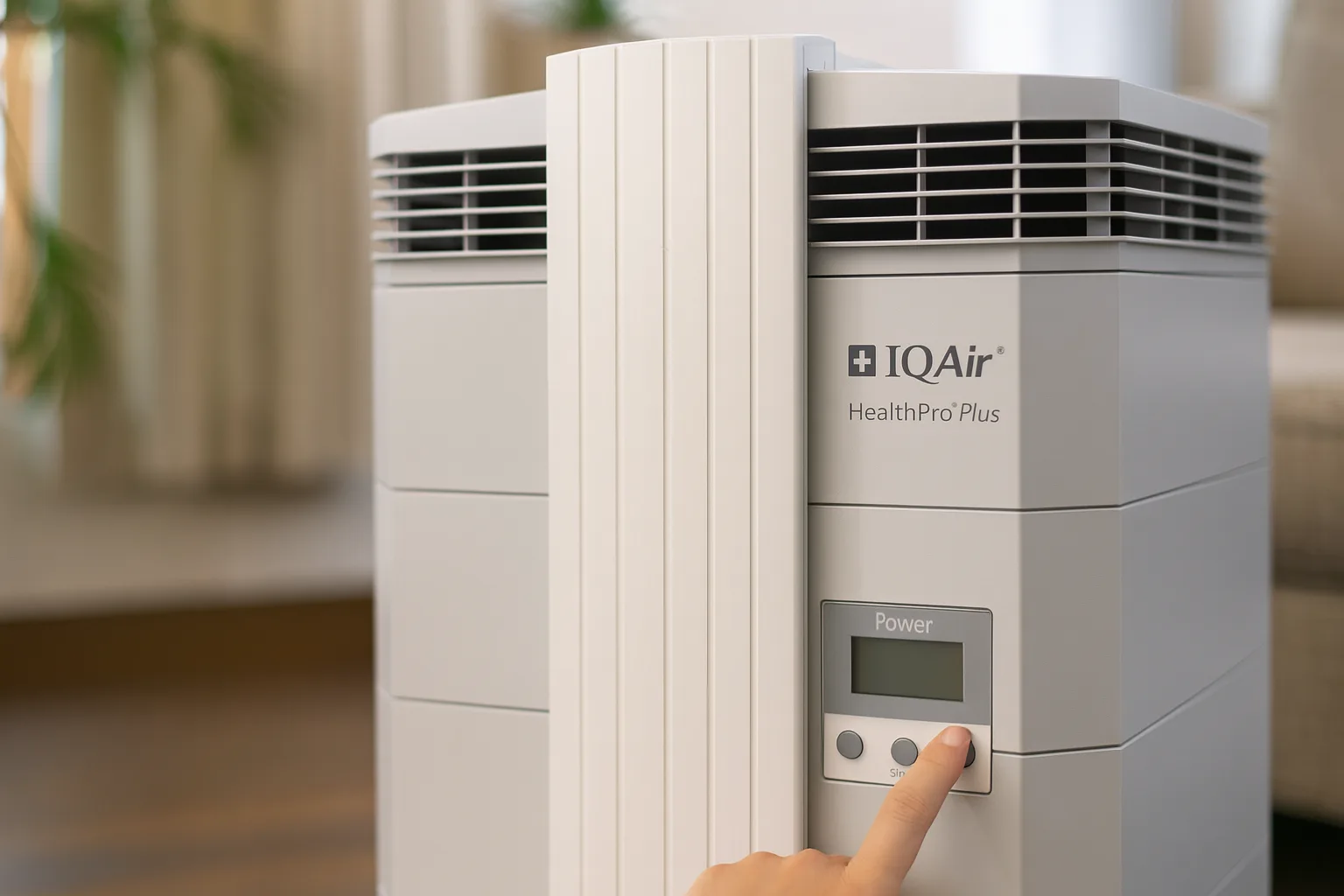 IQAir Healthpro Plus — Fonctions clés et personnalisation