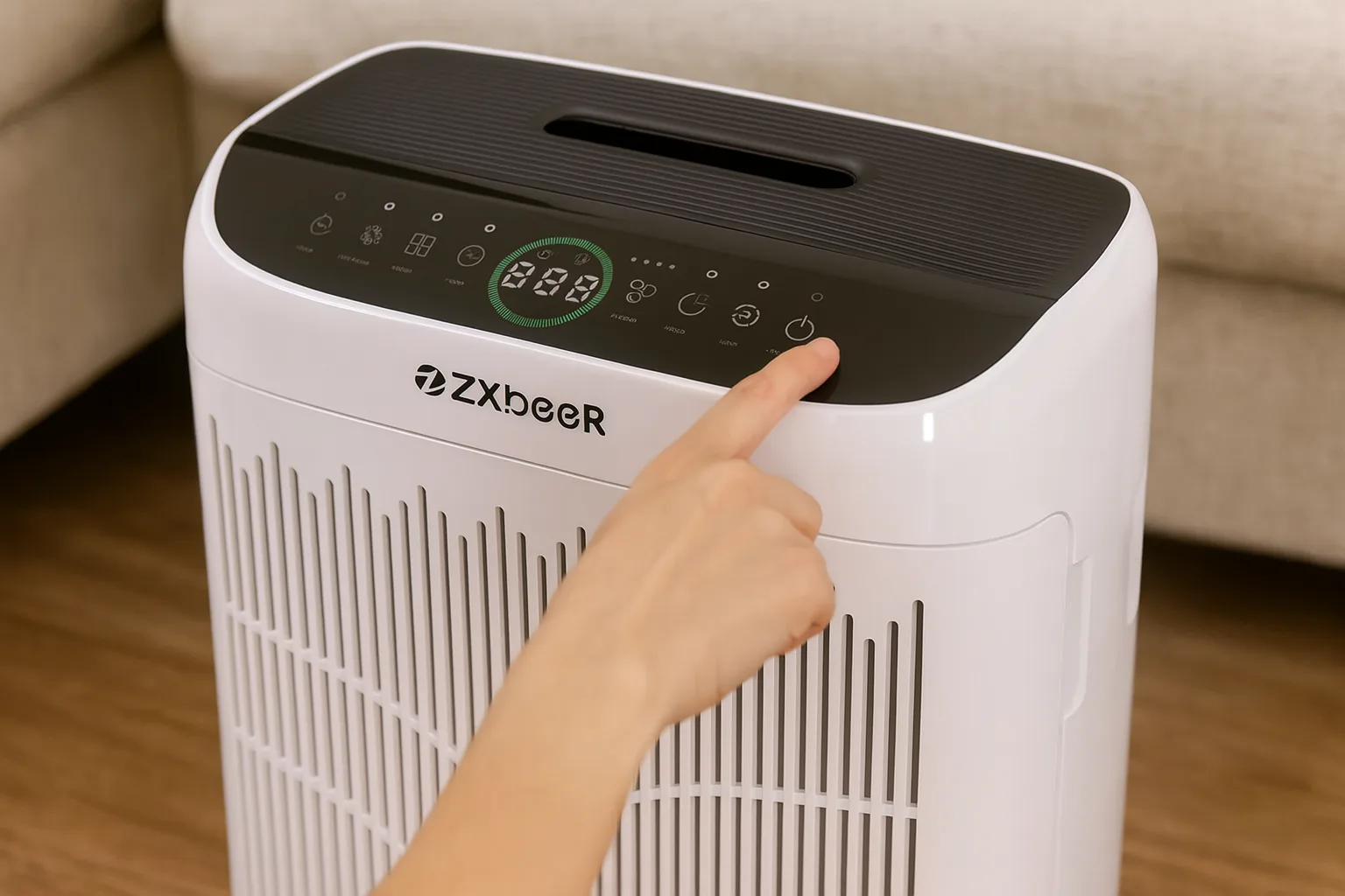 ZXBEER Purificateur Maison — Fonctions clés et personnalisation